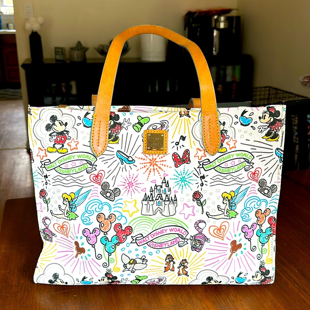 Dooney & Bourke Sketch Shopper Tote DisneyParks